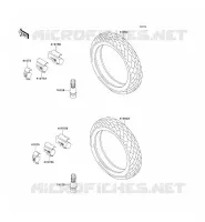 PNEUS pour Kawasaki GPZ500S