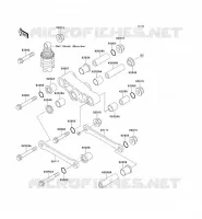 SUSPENSION pour Kawasaki GPZ500S