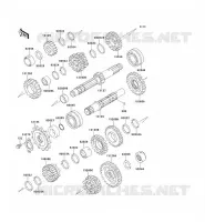 TRANSMISSION pour Kawasaki GPZ500S