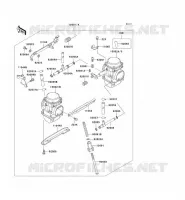 CARBURATEUR pour Kawasaki GPZ500S
