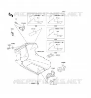CARENAGE INFERIEUR pour Kawasaki GPZ500S
