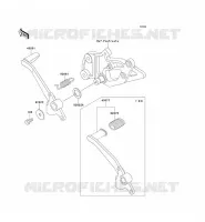 PEDALE DE FREIN/TORQUE LINK pour Kawasaki GPZ500S