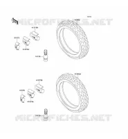 PNEUS pour Kawasaki GPZ500S