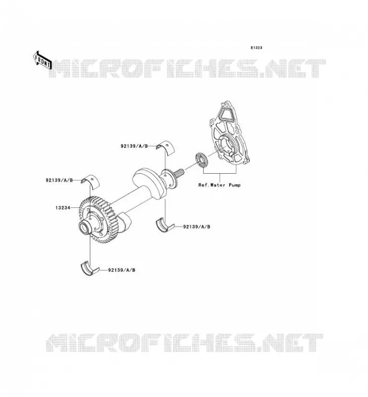 BALANCIER Kawasaki MOTOS 650 2007 ER-6F  EX650A7F