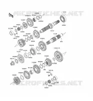 TRANSMISSION pour Kawasaki ER-6F ABS