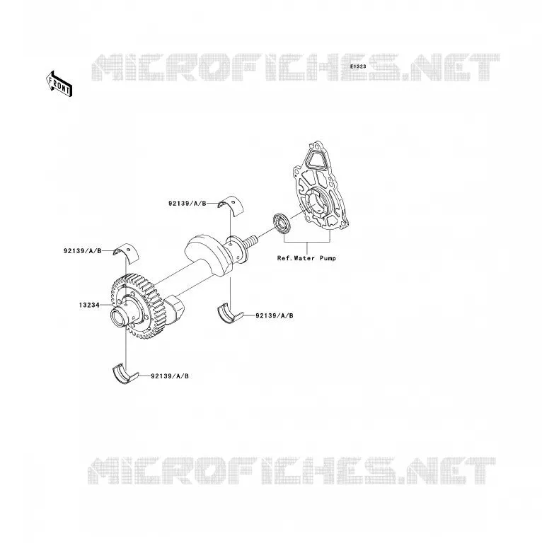 BALANCIER Kawasaki MOTOS 650 2009 ER-6F  EX650C9F