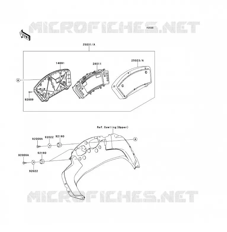 COMPTEURS Kawasaki MOTOS 650 2009 ER-6F  EX650C9F