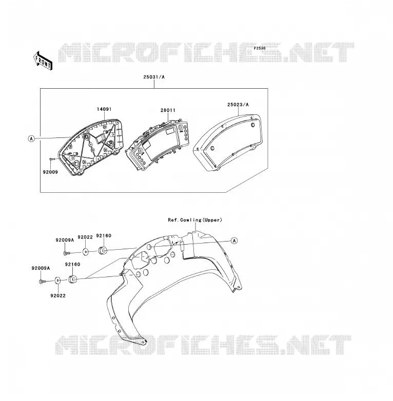 COMPTEURS Kawasaki MOTOS 650 2009 ER-6F  EX650C9F