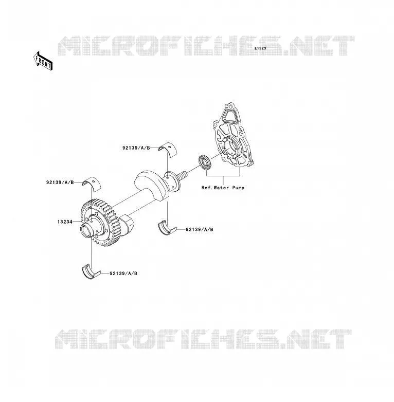 BALANCIER Kawasaki MOTOS 650 2009 ER-6F ABS  EX650D9F