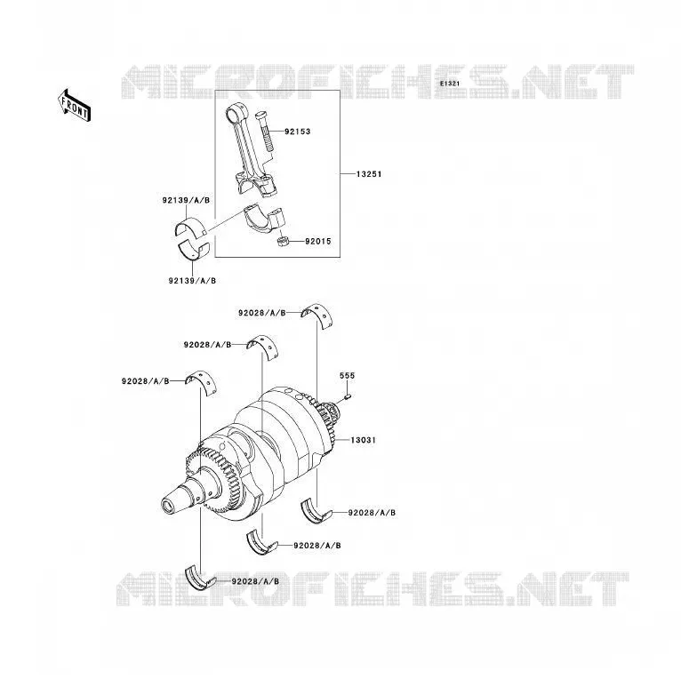 VILEBREQUIN Kawasaki MOTOS 650 2011 ER-6F ABS  EX650DBF