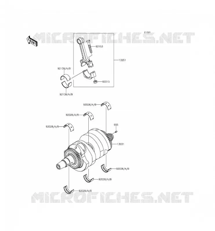 VILEBREQUIN Kawasaki MOTOS 650 2012 ER-6F  EX650ECF