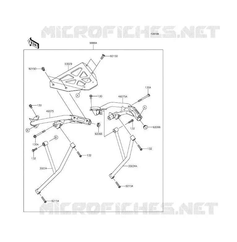 ACCESSOIRE (SUPPORT TOP CASE) Kawasaki MOTOS 650 2013 ER-6F  EX650EDS