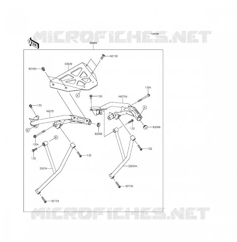 ACCESSOIRE (SUPPORT TOP CASE) Kawasaki MOTOS 650 2014 ER-6F  EX650EEF