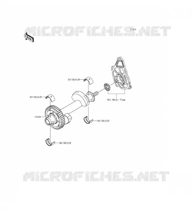 BALANCIER Kawasaki MOTOS 650 2012 ER-6F ABS  EX650FCF