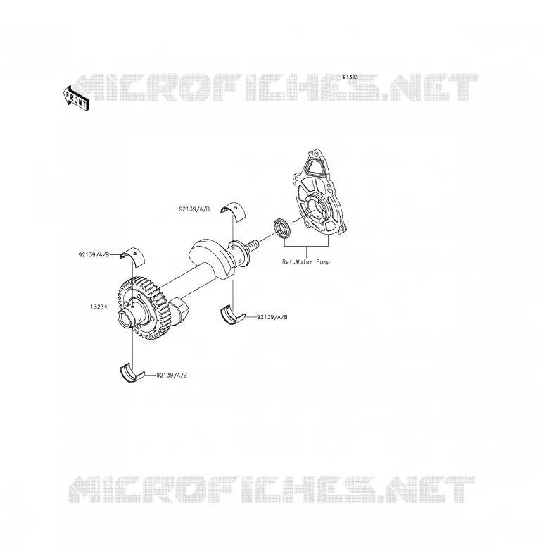 BALANCIER Kawasaki MOTOS 650 2013 ER-6F ABS  EX650FDS