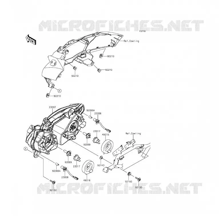 OPTIQUE(S) Kawasaki MOTOS 650 2013 ER-6F ABS  EX650FDS