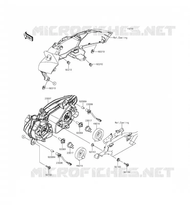 OPTIQUE(S) Kawasaki MOTOS 650 2014 ER-6F ABS  EX650FEF