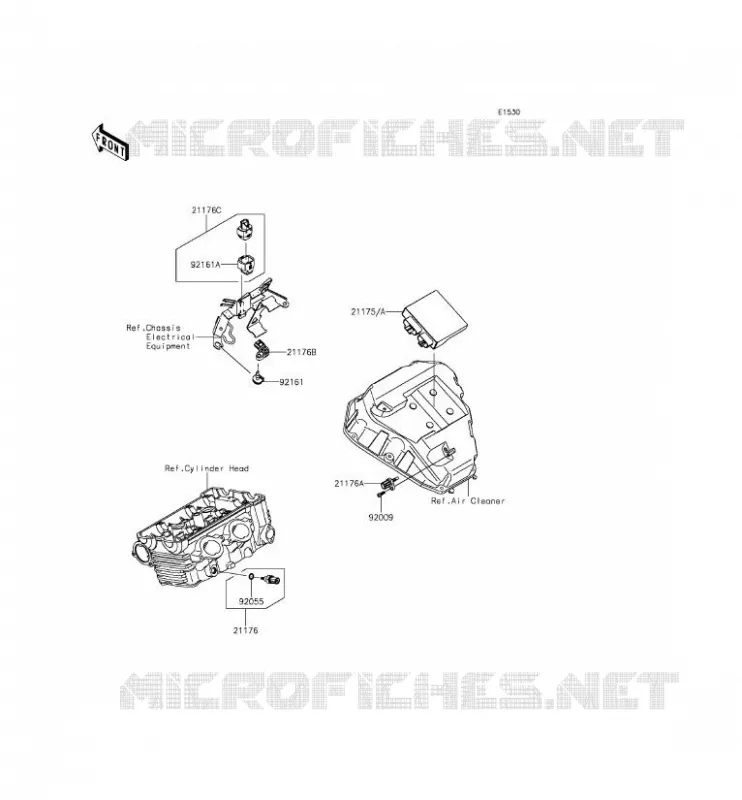 INJECTION CARBURANT Kawasaki MOTOS 650 2014 ER-6F ABS  EX650FEF