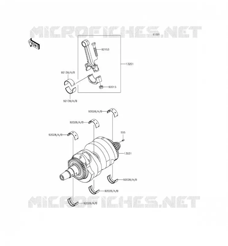 VILEBREQUIN Kawasaki MOTOS 650 2014 ER-6F ABS  EX650FEF
