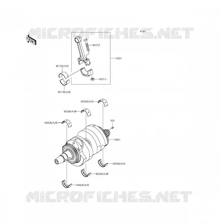 VILEBREQUIN Kawasaki MOTOS 650 2015 ER-6F ABS  EX650FFF