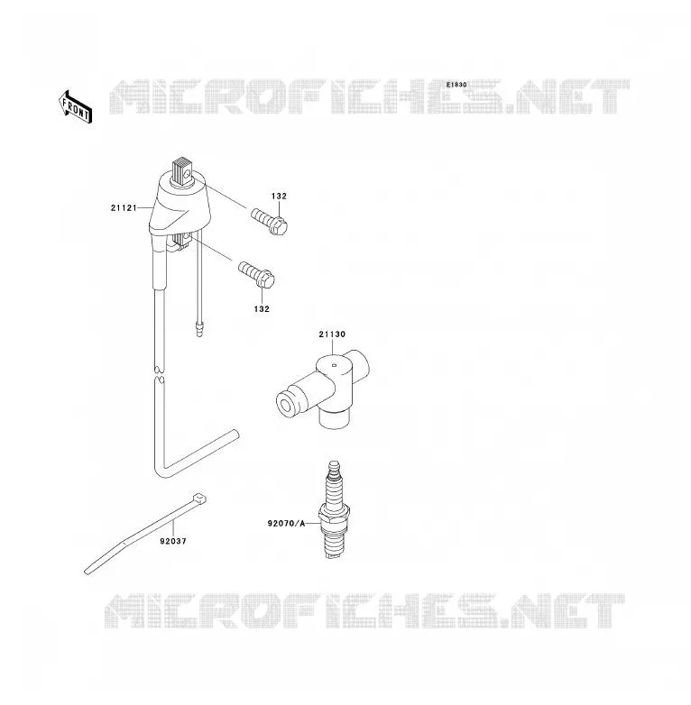 SYSTEME D&acute;ALLUMAGE Kawasaki MOTOS 200 2004 KDX200  KDX200-H10