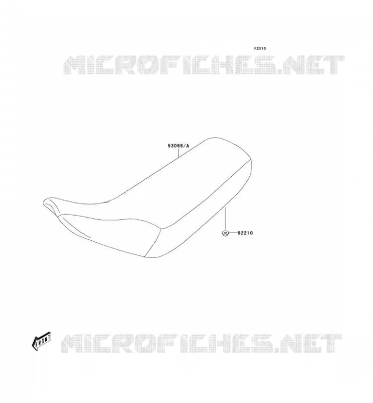 SELLE Kawasaki MOTOS 50 2005 KDX50  KDX50-A3