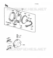 OPTIQUE ZGT00A 009976) pour Kawasaki KE100