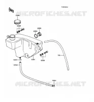 R&Eacute;SERVOIR D'HUILE pour Kawasaki KE100