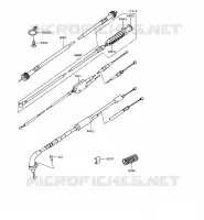 CABLES pour Kawasaki KE100