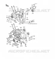 CARTER MOTEUR(S) pour Kawasaki KE100