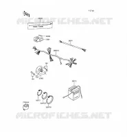 CHASSIS EQUIPMENT ELECTRIQUE pour Kawasaki KE100