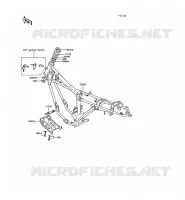 CH&Acirc;SSIS pour Kawasaki KE100
