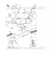 GUIDON pour Kawasaki KE100