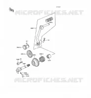 MECANISME DE KICK pour Kawasaki KE100