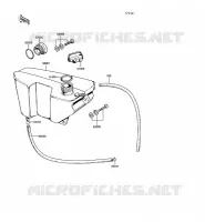 R&Eacute;SERVOIR D'HUILE pour Kawasaki KE100