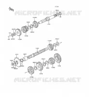 TRANSMISSION pour Kawasaki KE100