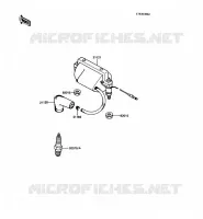 BOBINE D'ALLUMAGE pour Kawasaki KE100