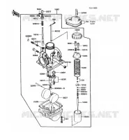 CARBURATEUR pour Kawasaki KE100