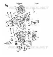 CARTER MOTEUR(S) pour Kawasaki KE100