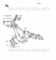 CH&Acirc;SSIS pour Kawasaki KE100