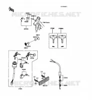 CONTACTEUR pour Kawasaki KE100