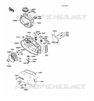 COUVERCLES MOTEUR pour Kawasaki KE100