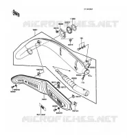 &Eacute;CHAPPEMENT pour Kawasaki KE100
