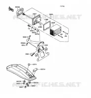 FEUX ARRI&Egrave;RE pour Kawasaki KE100
