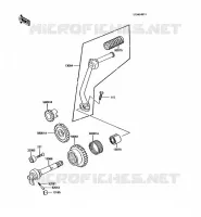 MECANISME DE KICK pour Kawasaki KE100