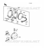OPTIQUE ZGT00A 009976) pour Kawasaki KE100