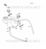 R&Eacute;SERVOIR D'HUILE pour Kawasaki KE100