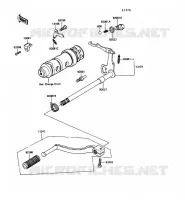 SELECTEUR pour Kawasaki KE100