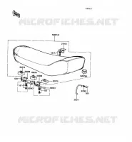SELLE pour Kawasaki KE100