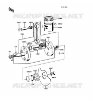 VILEBREQUIN/PISTON pour Kawasaki KE100